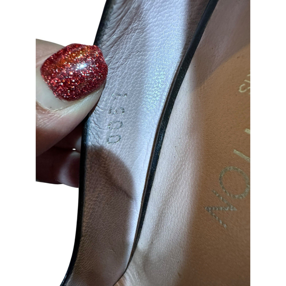 Louis Vuitton Black Monogram Mini Lin Satin Pumps in Box With COA - Picture 12 of 16